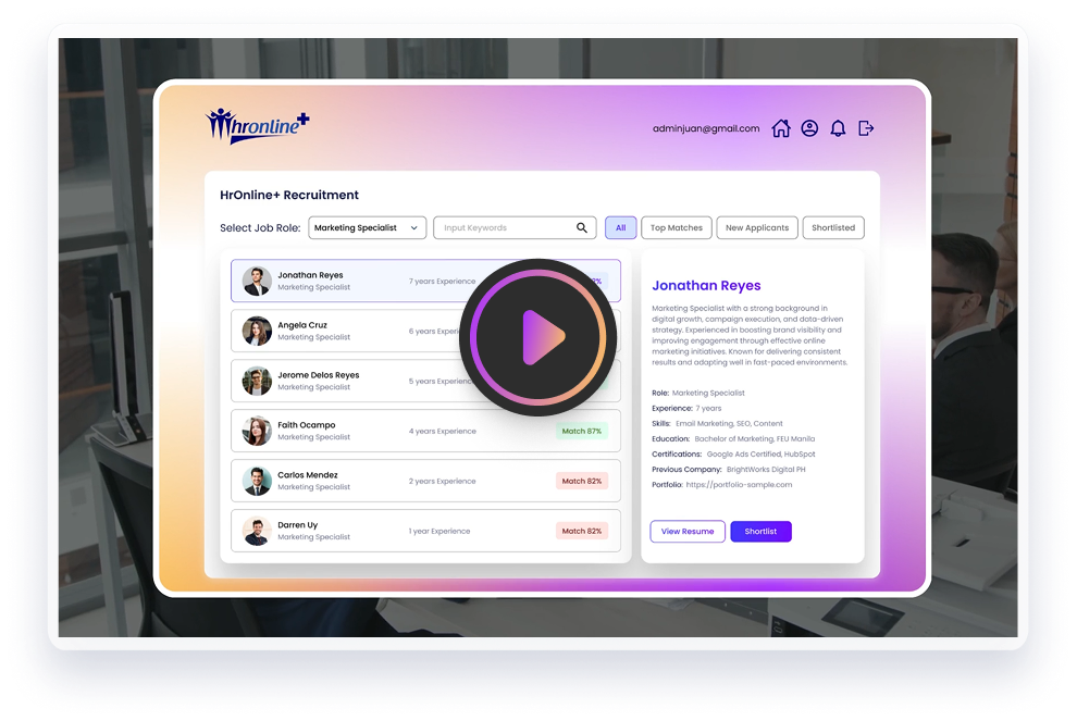 AI-Powered Recruitment: The Future of Hiring Is Here with HRonlinePlus